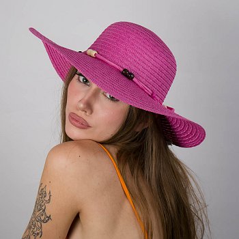Summer hat 17292HA fuchsia