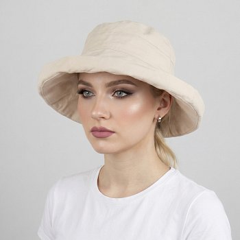 Summer cotton hat 243222HH beige