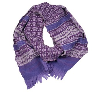 Women's winter scarf 211462 purple