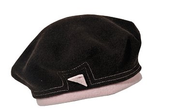 Firson wool beret dark brown