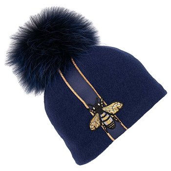 Dira wool hat blue