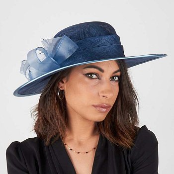 Derby hat 13250 blue