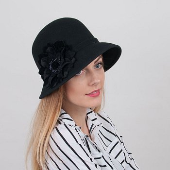 Women's hat 19835 black