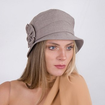 Women's summer hat S808L beige 58