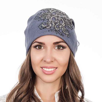 Fine fashionable hats for people with sensitive skin and cancer patients