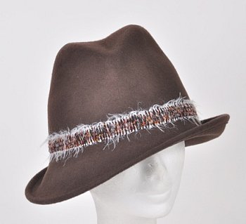 Women's hat 16855A Brown