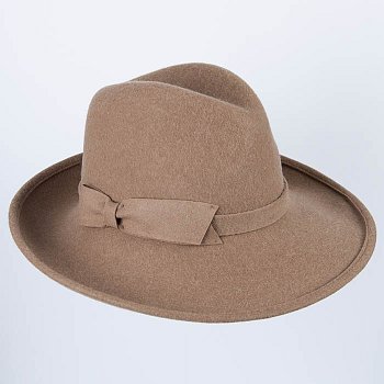 Women's felt hat 16816 beige