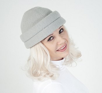 Ortesa wool hat light grey