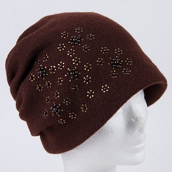 Women's winter hat Lejla-cap Brown