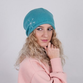 Women's winter hat Feliren turquoise