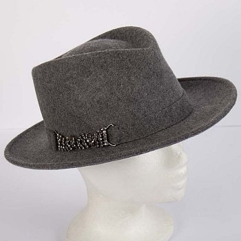 Women's hat 21937 gray