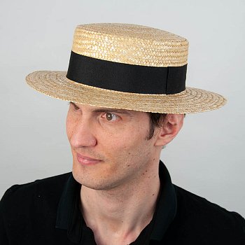 Men's straw hat 23558 
