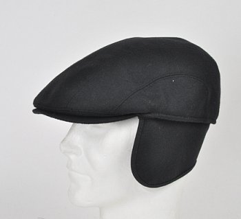 Flat cap with flaps 1117
