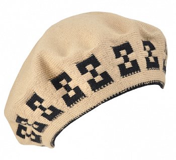Bosko beret made of cotton yarn