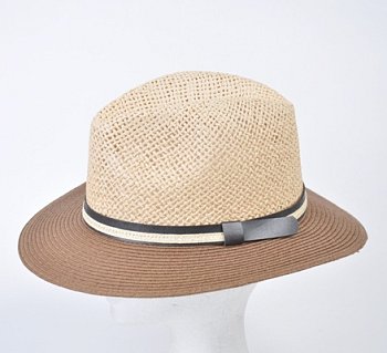 men's summer hat 15024 brown 55
