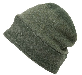 Women's wool hat Odruma green