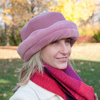Cloth hat W4-1407-2002122H old pink 58