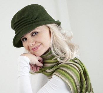 Osuzita wool hat dark green