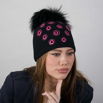 Kialasis women's winter hat black