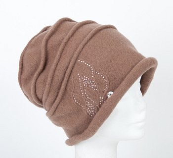 Women's winter hat Marion hazelnut