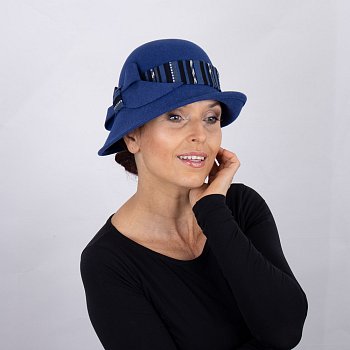 Women's hat 21826 blue
