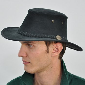 Men's leather hat 1061BL