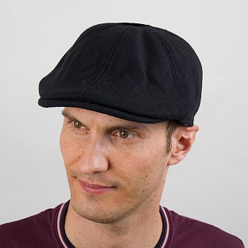 Winter flat cap 238521HH black 60