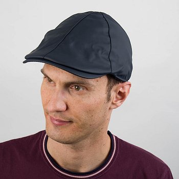 Water resistant flat cap 201431H 