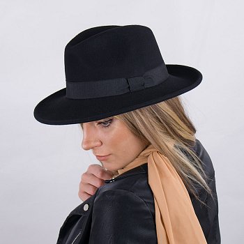 Women's hat 21838 black 59
