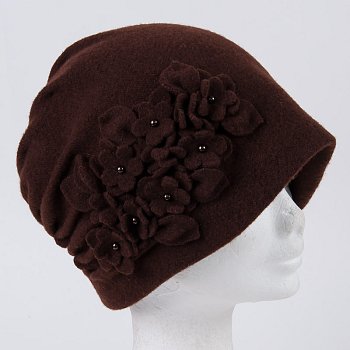 Michael women's wool hat Brown