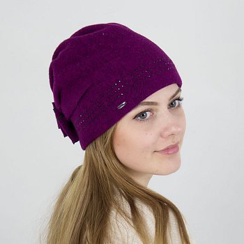 Women's cap Anesa lilac