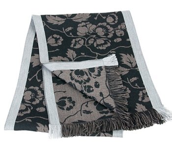 Men's winter scarf 142045 Brown