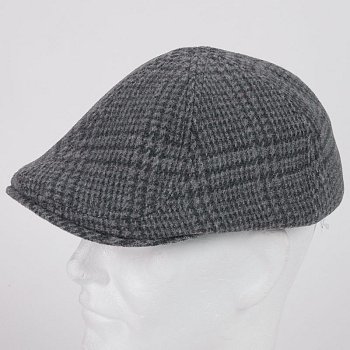 Men's flat cap 1483 gray 56