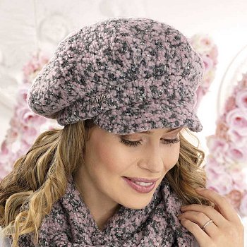 Karmi women's cap dark old pink