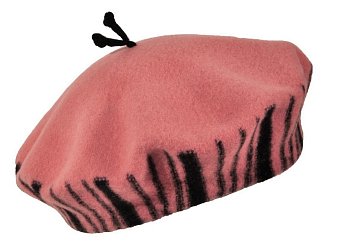 Fiberiton wool beret salmon