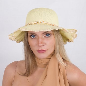 Zahradní, plážový klobouk 7007
