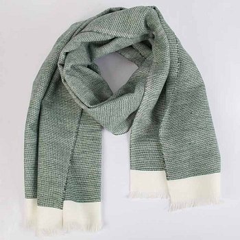 Wide scarf 421551 green