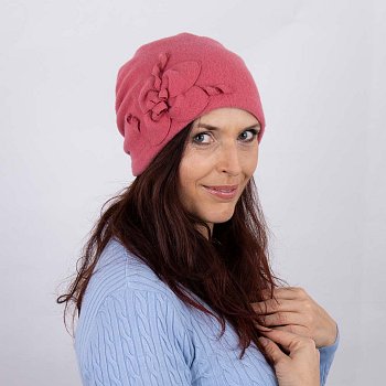 Mellody wool women's winter hat strawberry