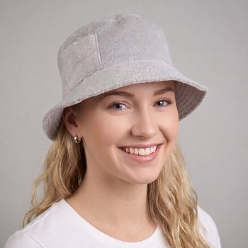 Terry bucket hat 241762HH grey 56