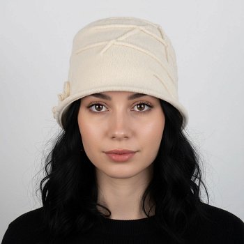Oxirona women's wool hat cream