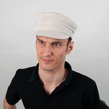 Men's Captain hat 011094 cream 56