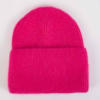Knitted angora hat 49797 