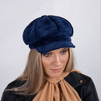 Women's cap 217142HH dark blue 58
