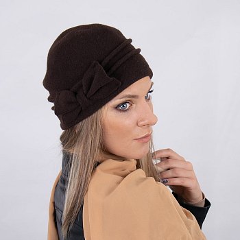 Omaliero women's wool hat Brown