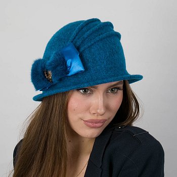 Women's hat Muzis blue