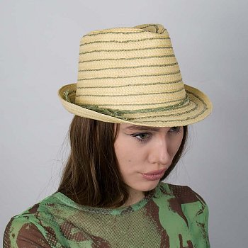 Women's summer hat 9750HA olive 56