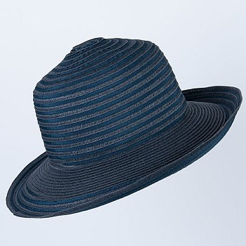 Women's summer hat 19175 blue