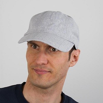 Canvas cap 246191HH light blue