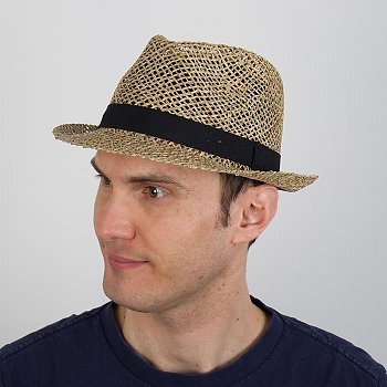 Men's straw hat 111281HA natural 59