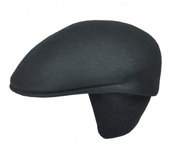 Men's flat cap with ear flaps 2801